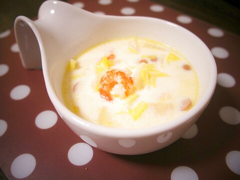 白菜のクリームスープ